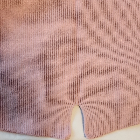 Pink Ribbed Cardigan - Picture 7 of 7